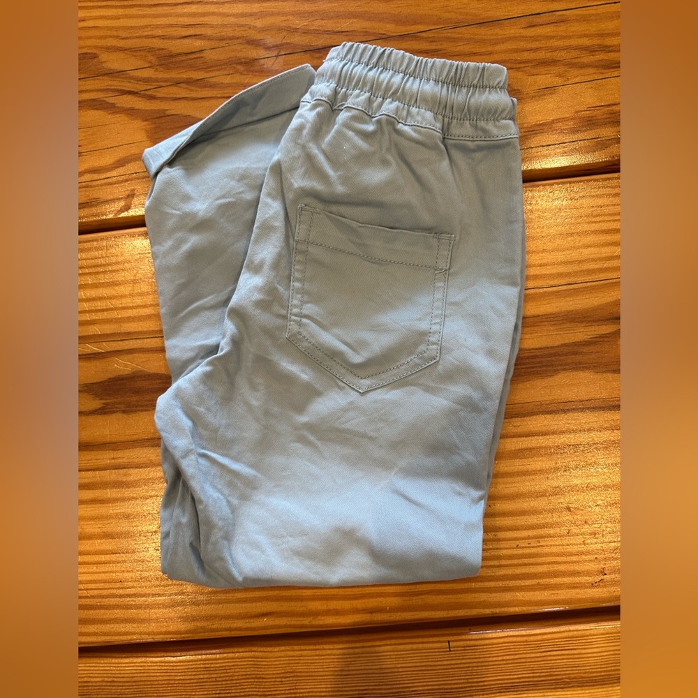 light blue MB chino joggers